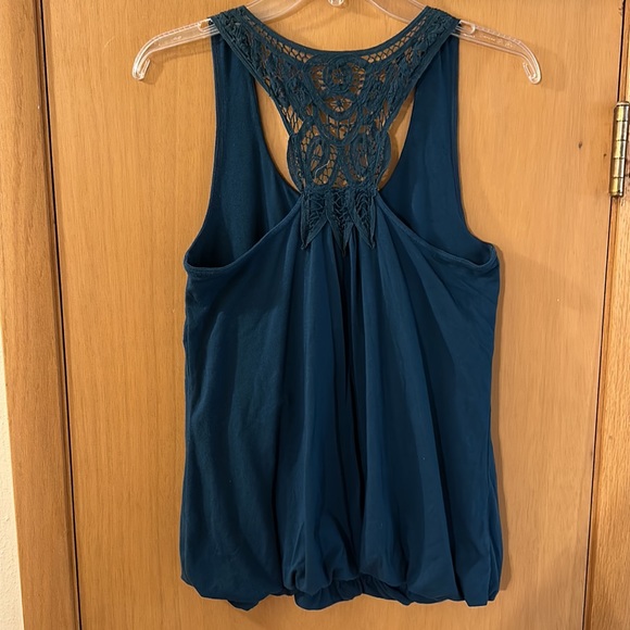Athleta Women’s Bubble Lace Racerback Tank Top Dark Teal Size Medium - Picture 8 of 10